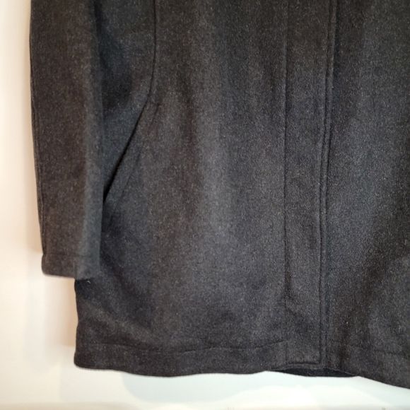 Pendleton Wool Gray Huntington Bay Print Rainbow Lined Coat Women's Size L - Picture 4 of 12